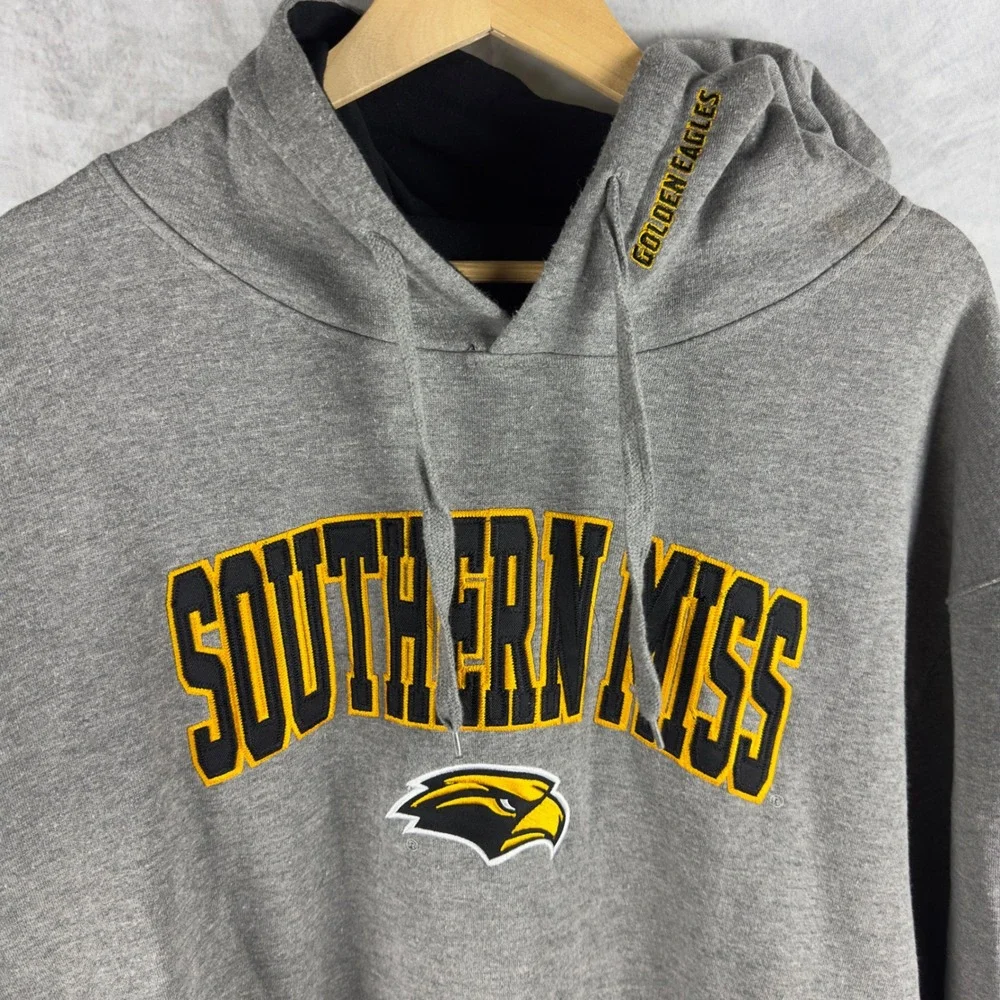 Stadium Athletics Southern‎ Miss Golden Eagles Hoodie Gray Mens XXL Sweatshirt